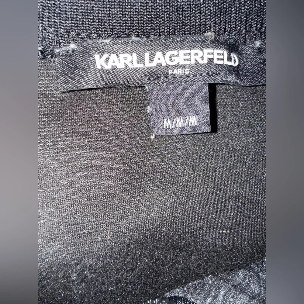 Karl Lagerfeld Charcoal Textured Jacket